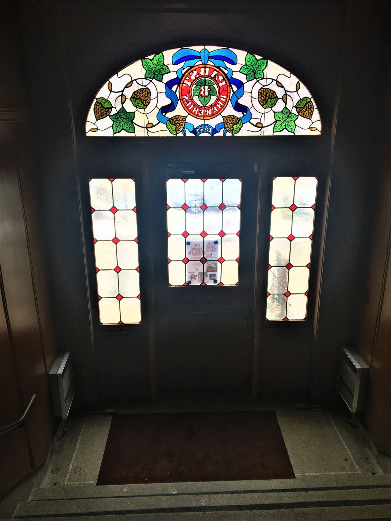 Interior view of the entryway to the circa-1880 Pabst Brewing Co. General Offices Building, 923 W. Juneau Ave., Milwaukee